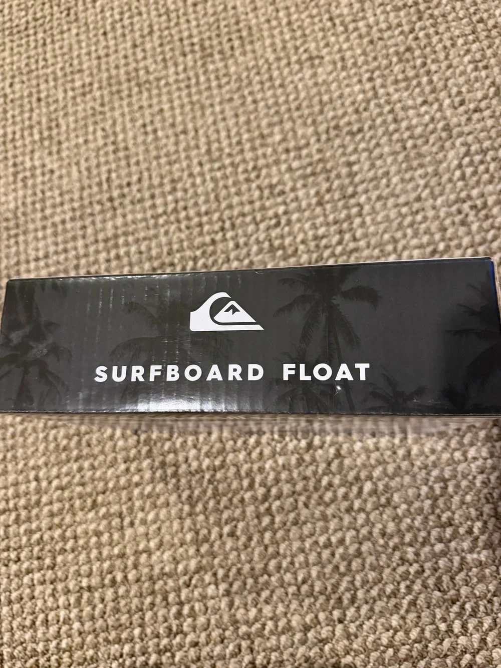 NWT Quiksilver Blue and White Check Inflatable Surfboard Float
